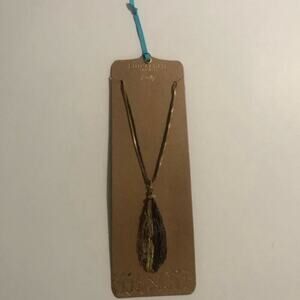 Shiraleah Chicago jewelry - Anthropologie - Sadie chain necklace gold black NEW